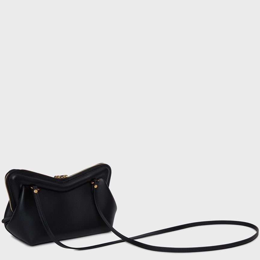 Women's Mansur Gavriel Mini M Frame Crossbody Bags Black | AU 4217VH